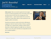 Tablet Screenshot of joelrosenthal.org